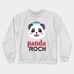 Panda Rock Crewneck Sweatshirt